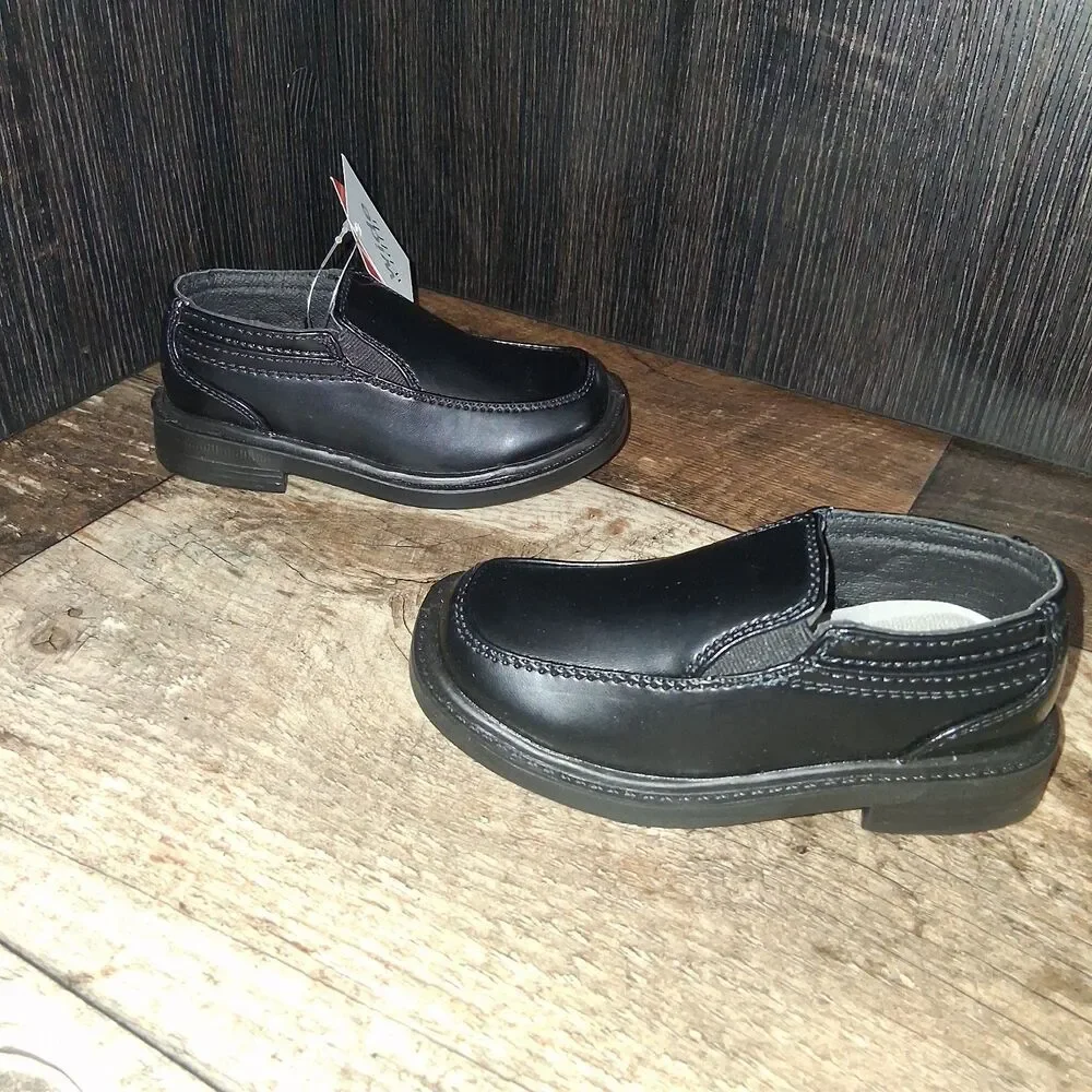 Deer Stags Toddler Brian Dress Comfort Slip-On Loafer Black Size 6TW